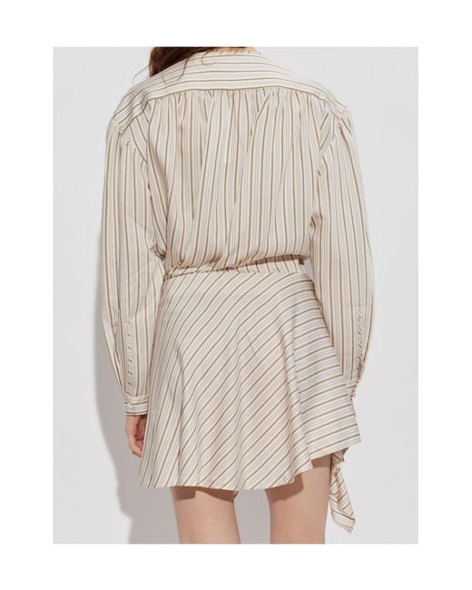 IRO White Utenia Asymmetric Dress