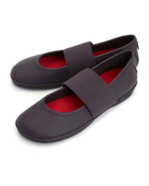 Camper Brown Right Nina Ballerina Shoes