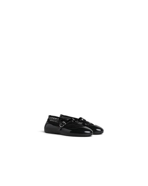 Alaïa Black Alaïa Shiny Ballet Flats
