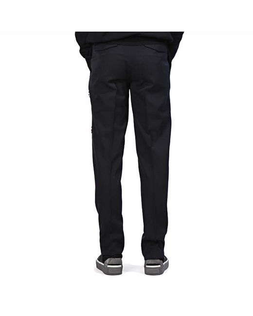 Dior Blue Pocket Design Casual Pants for men
