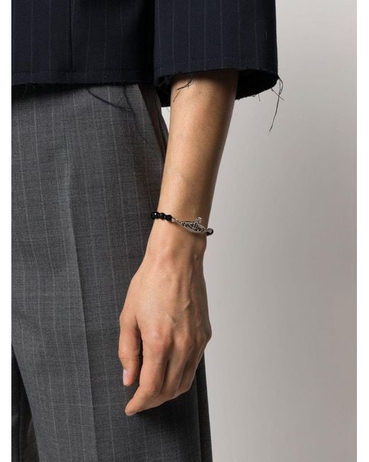 Vivienne Westwood Metallic Orb-Embellished Chain Bracelet