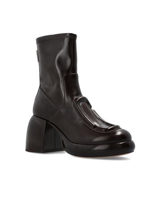 Marc Jacobs Black Round-Toe Short Boots