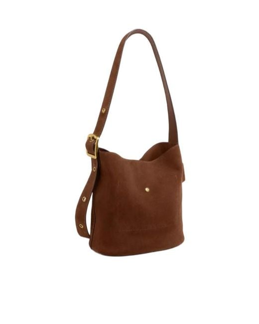 COACH Brown Bleecket Leather Bucket Bag