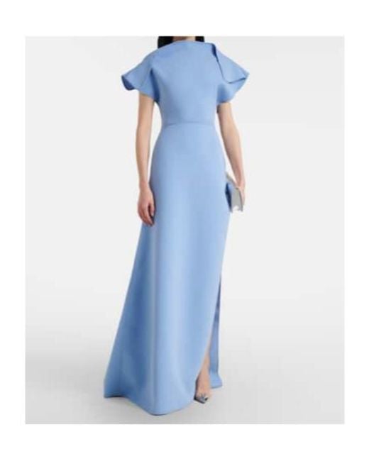 Maticevski Blue Absolve Draped Gown