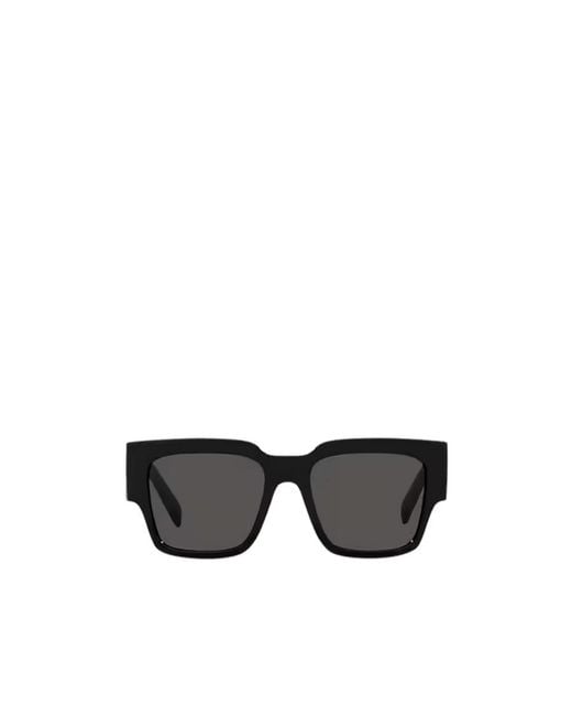 Dolce & Gabbana Black Eyewear Square Frame Sunglasses for men
