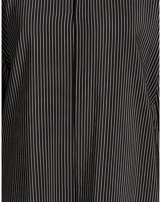 Saint Laurent Black Striped Long Sleeve Shirt