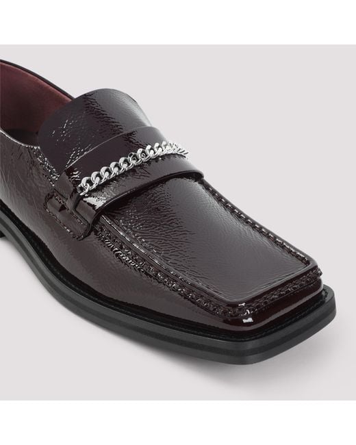 Martine Rose Brown Chain Fold-Back Loafers for men