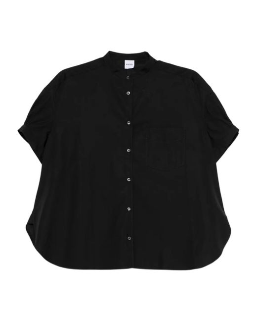 Aspesi Black Poplin Blouse