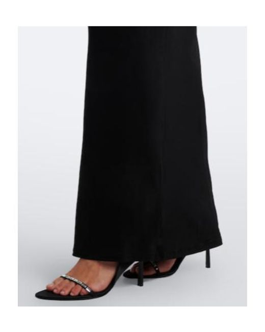 TOVE Black Rama Gathered Maxi Dress