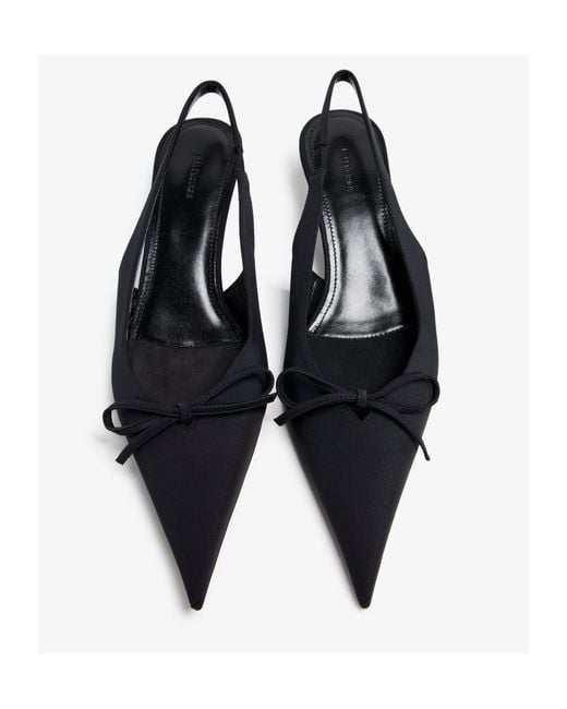 Balenciaga Multicolor Knife Bow Slingback Pumps