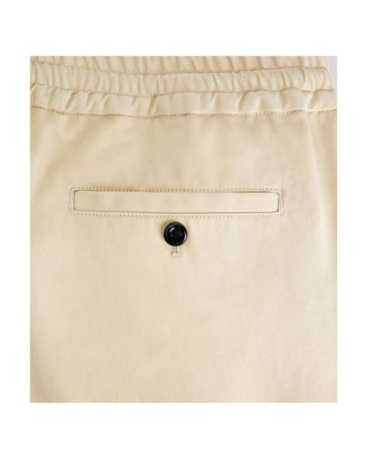 AMI Natural Mid-Rise Tapered Trousers for men