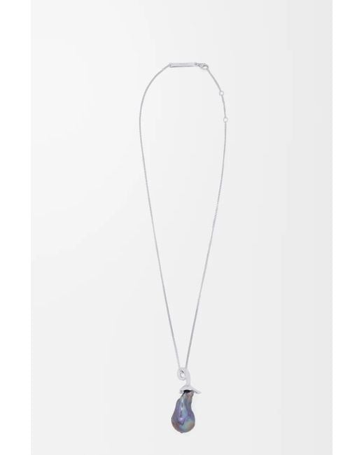Loewe White Pendant Necklace