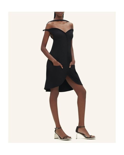 Courreges Black Short Dresses