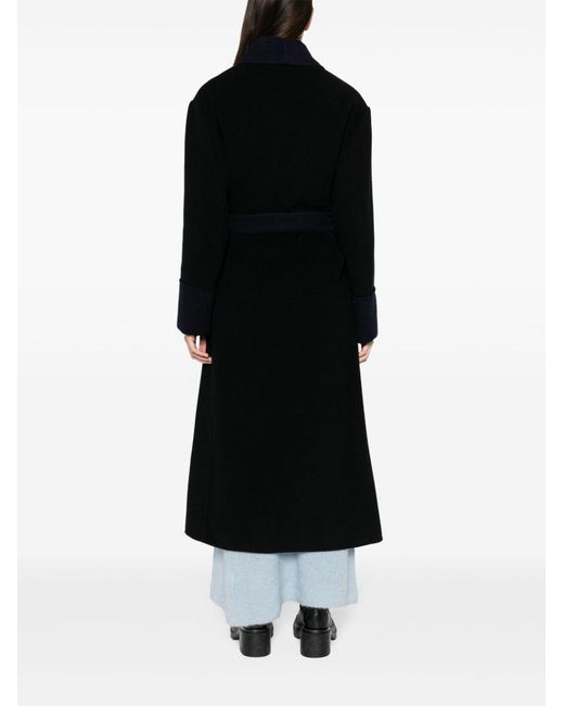 Vivienne Westwood Black Long-Sleeved Embroidered Coat