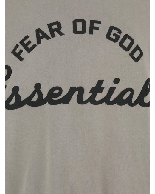 Fear Of God Gray Essentials Training 90S Crewneck Sweatshirt for men
