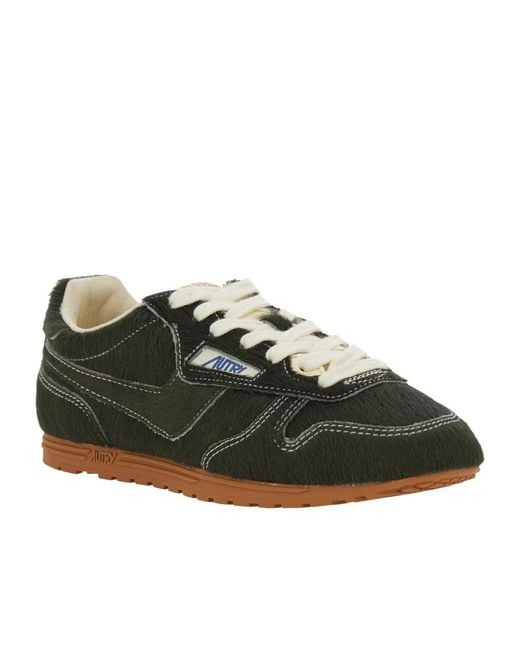 Autry Green Windspin Low-Top Sneakers