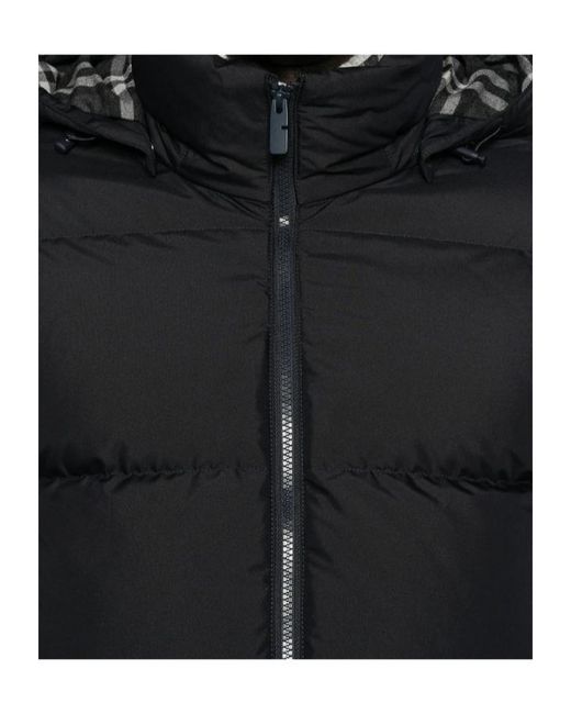 Burberry Blue Long-Sleeve Quilted Cotton Jacket for men