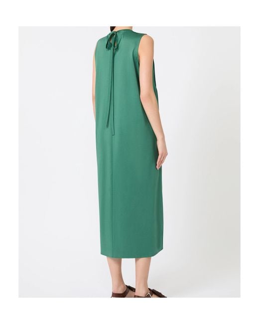 Weekend by Maxmara Green Pleated Dress