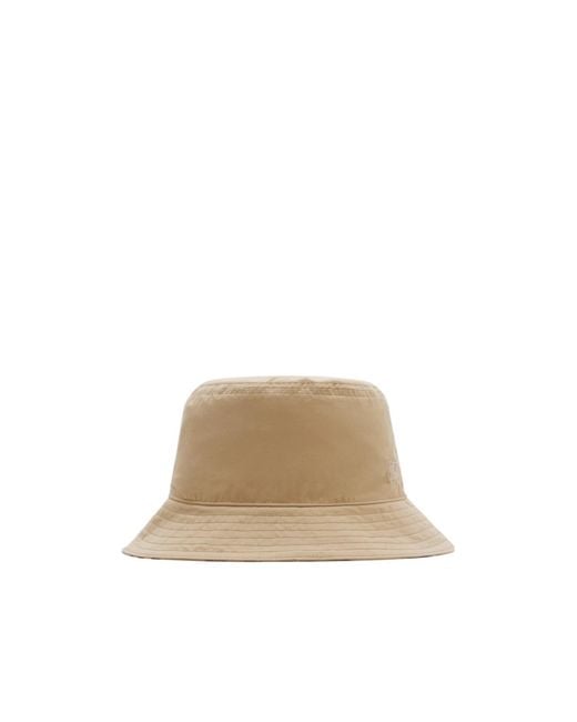 Burberry Natural Reversible Gabardine Bucket Hat for men