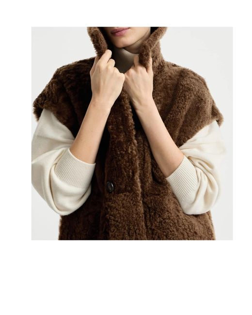 Brunello Cucinelli Brown Reversible Vest