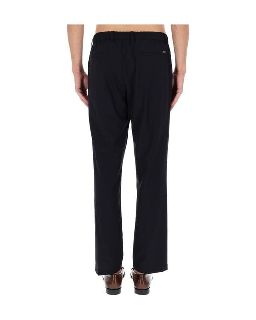 Herno Blue Tailored Trousers for men