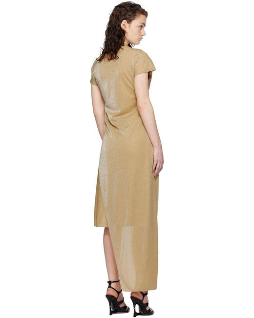 Lanvin Natural Short Sleeve Dress