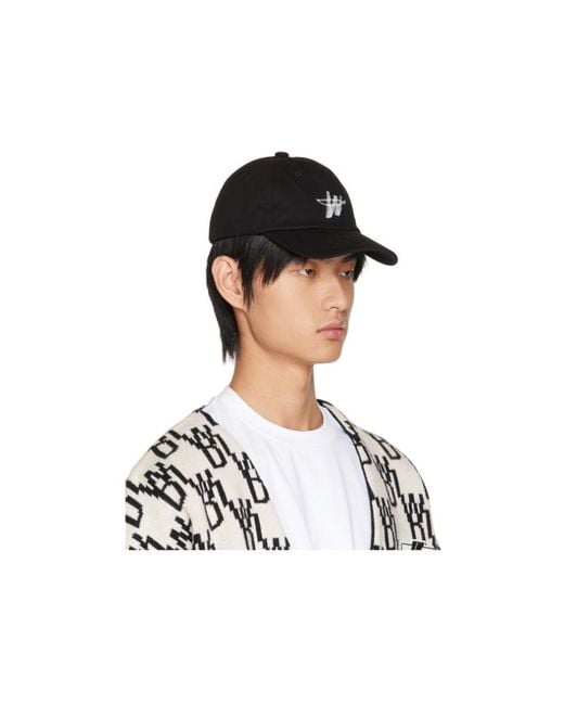 we11done White Logo-Print Cotton Baseball Cap for men