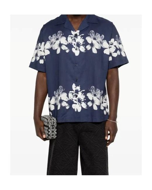 Iceberg Blue Short-Sleeved Shirt for men