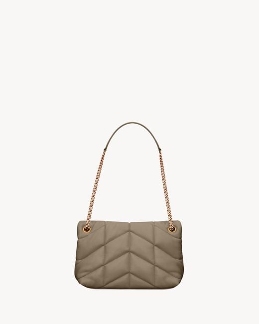 Saint Laurent Natural Puffer Small