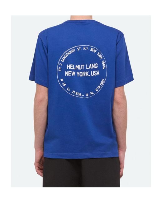 Helmut Lang Blue Stamp Tee for men