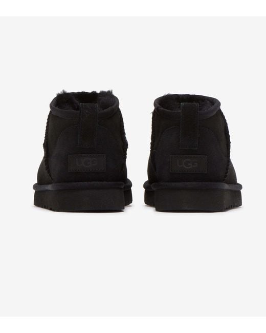 Ugg Black Classic Ultra Mini Boots