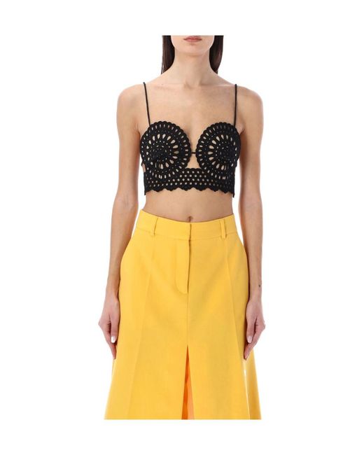 Stella McCartney Multicolor Broderie Anglaise Cami Top