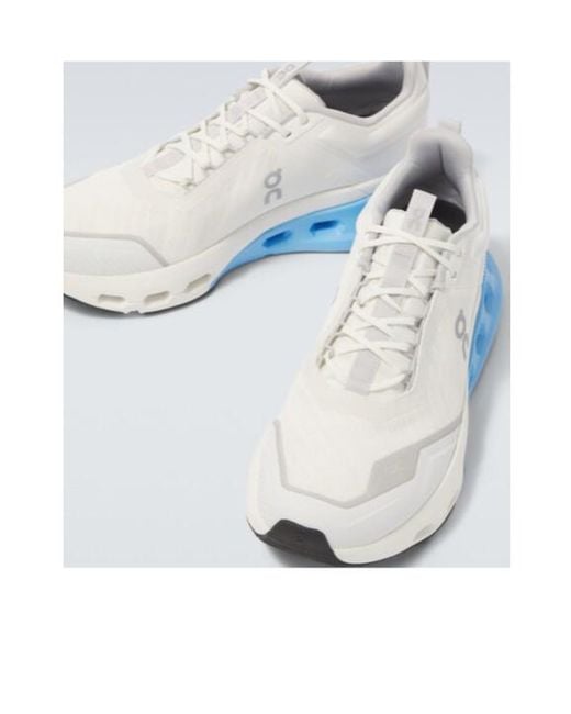 On Shoes White Cloudnova X Running Shoes for men