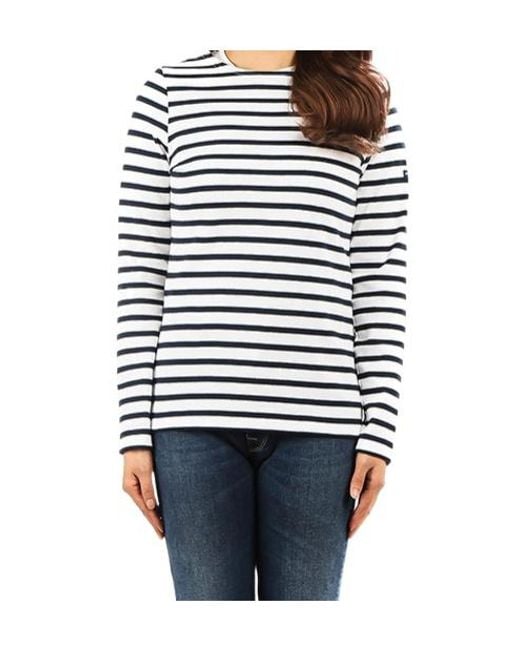 Saint James Blue Striped T-Shirt
