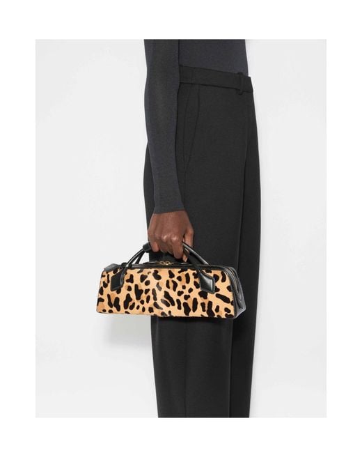 Alaïa Brown Le Teckel Clutch