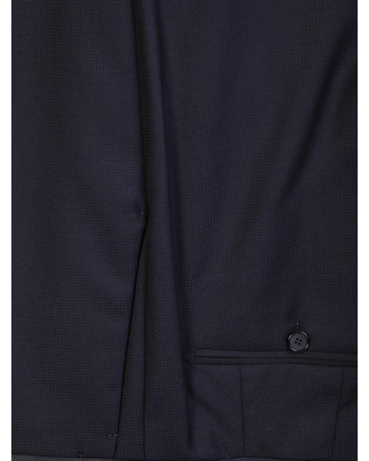 Tagliatore Blue Single-Breasted Three-Piece Suit Set for men