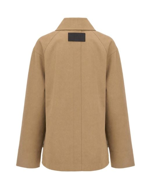 Patrizia Pepe Natural Casual Zip-Up Jacket