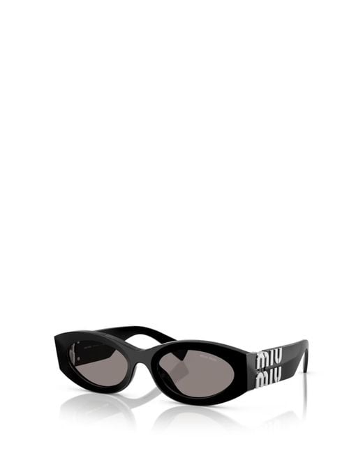 Miu Miu White Eyewear Cat-Eye Sunglasses for men
