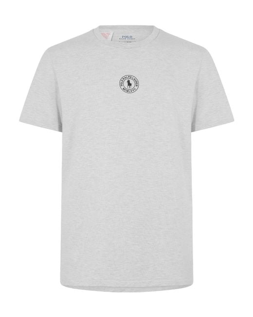 Polo Ralph Lauren White Minimalist Versatile Crew Neck T-Shirt for men