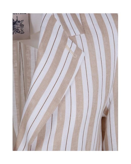Semicouture Multicolor Kitty Striped Blazer