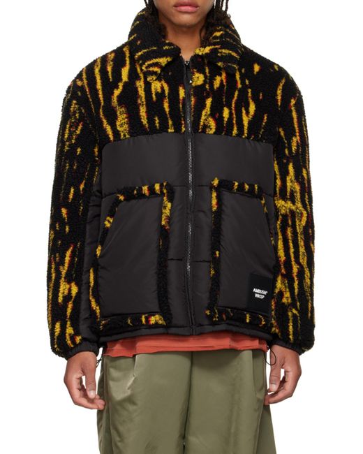 Ambush Black Zip-Up Long-Sleeved Jacket for men