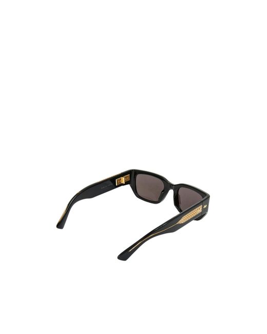 Bottega Veneta White Wayfarer Sunglasses