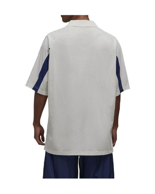 Y-3 Blue Cut Line T-Shirt for men