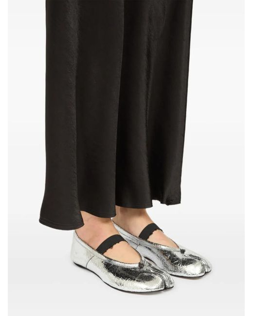 Maison Margiela White Tabi Toe Ballet Flats