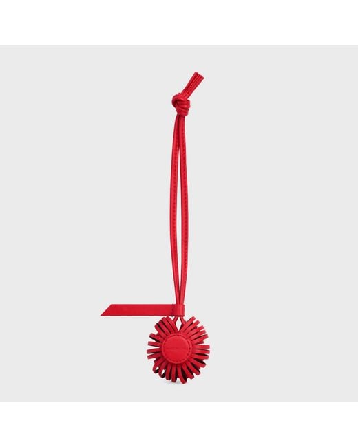 Céline Red Dandelion Charm