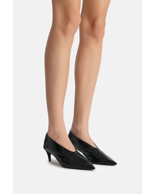 Khaite Black Miriam Pump