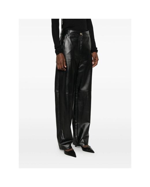 Max Mara Gray Casual Pants With Belt Loops