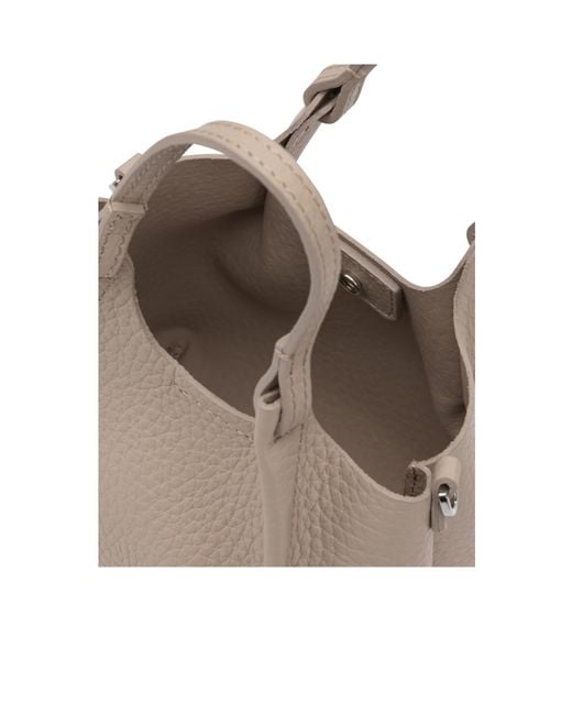 Gianni Chiarini Natural Pebbled Tote Bag