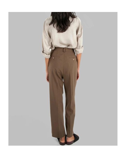 Frankie Shop Brown Bea Suit Pants