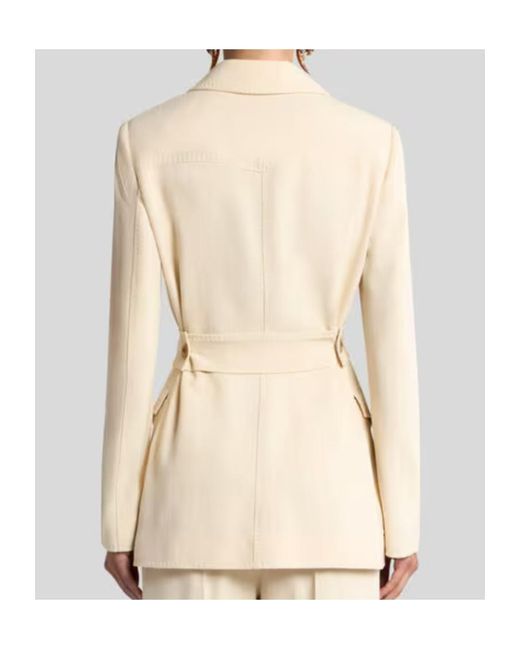 Etro Natural Belted Field Jacket